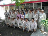 Alumnos del 5° Diplomado Técnico en Entomología Médica, generación 2012